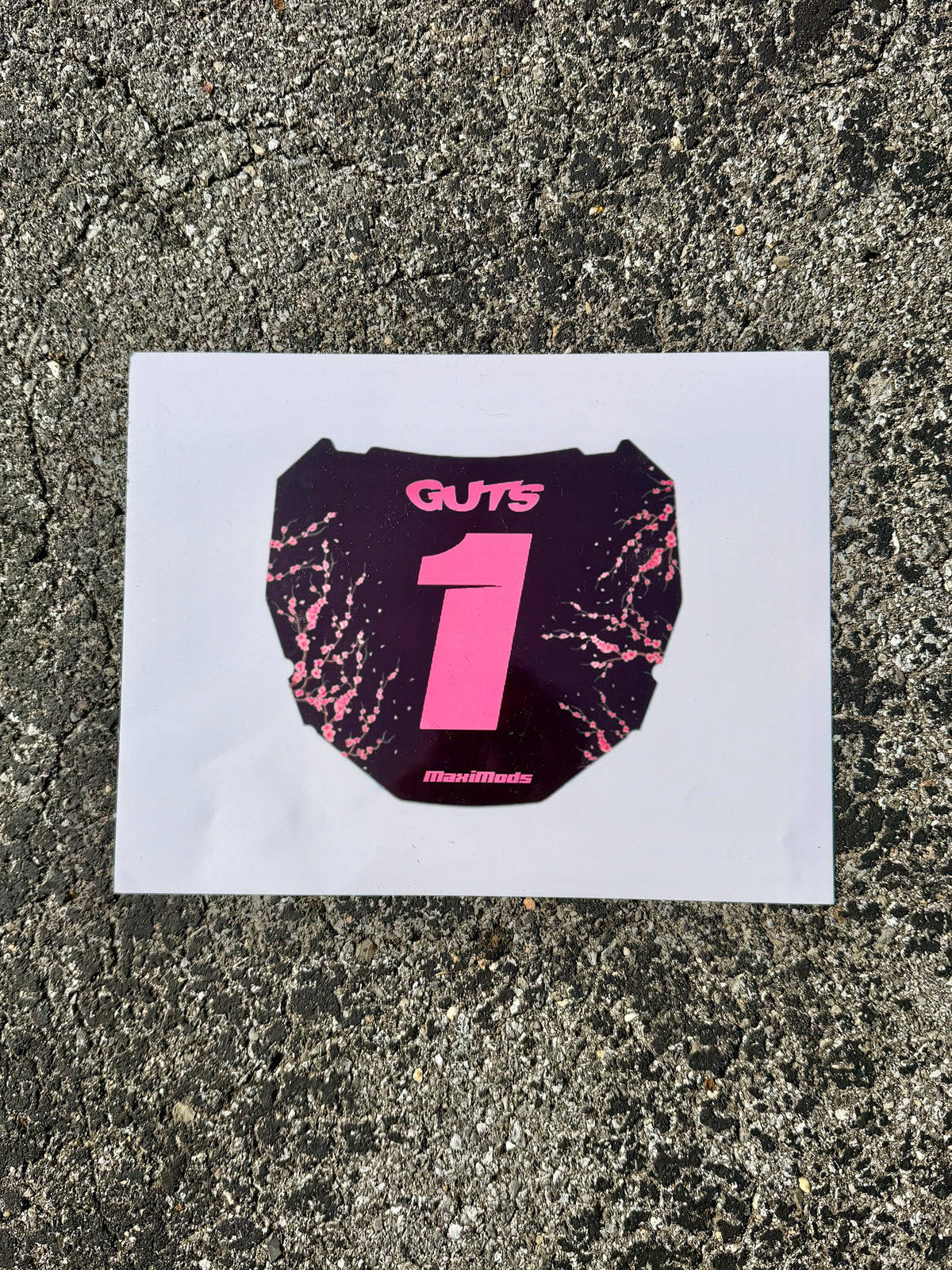 Pre-cut ODI plate decals