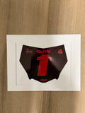 Pre-cut Motocutz plate decals