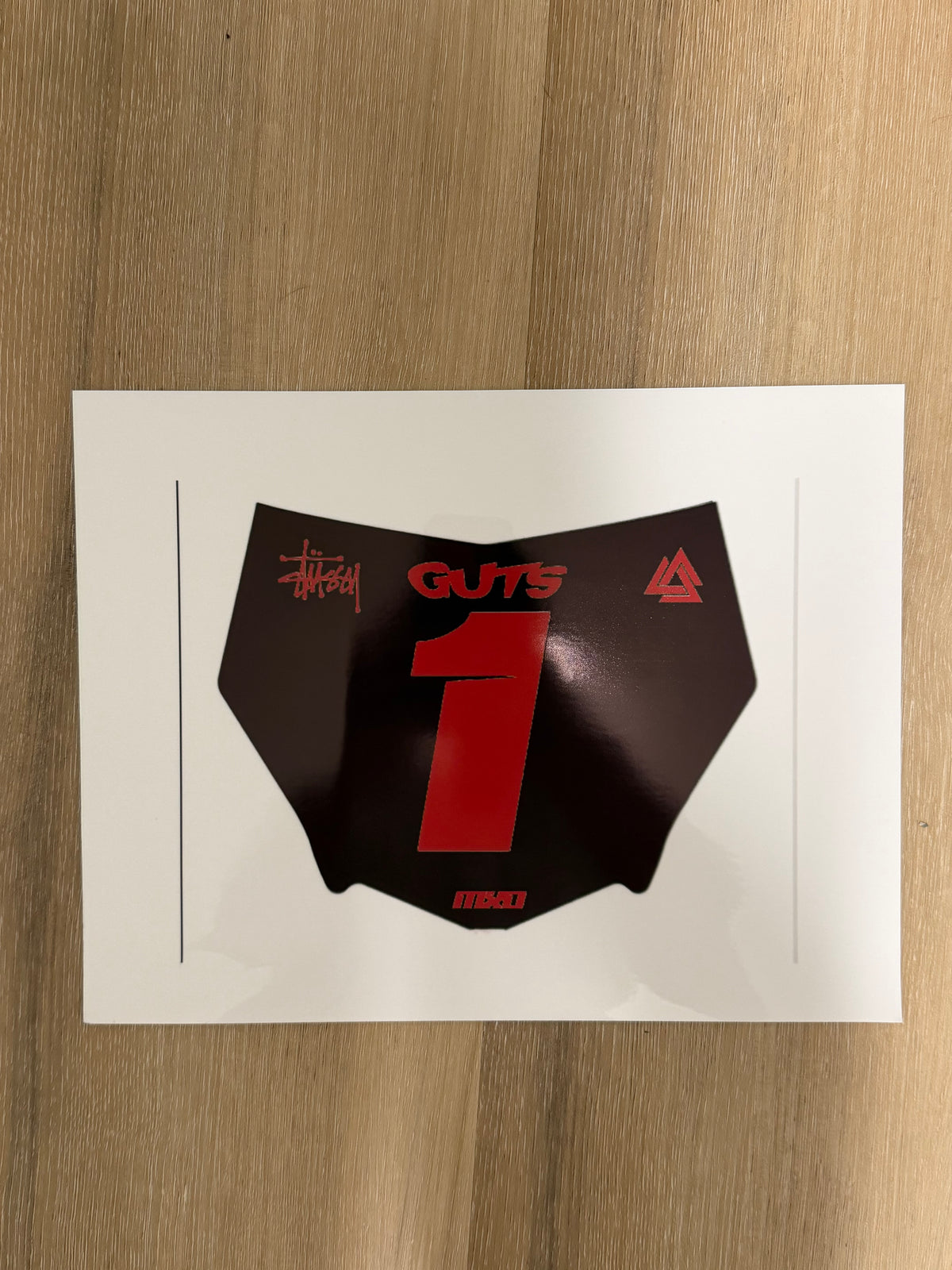 Pre-cut Motocutz plate decals