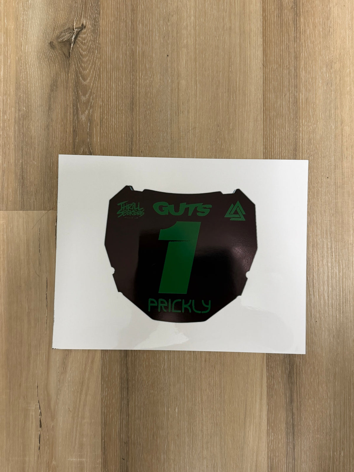 Pre-cut ODI plate decals